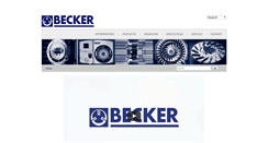 Desktop Screenshot of becker-international.com