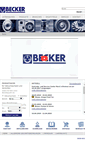 Mobile Screenshot of becker-international.com